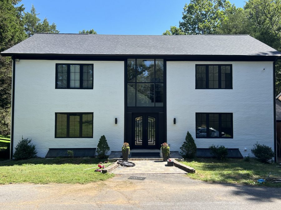 White Brick Exterior Project