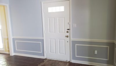 Purple Trim Painting