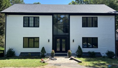 White Brick Exterior Project