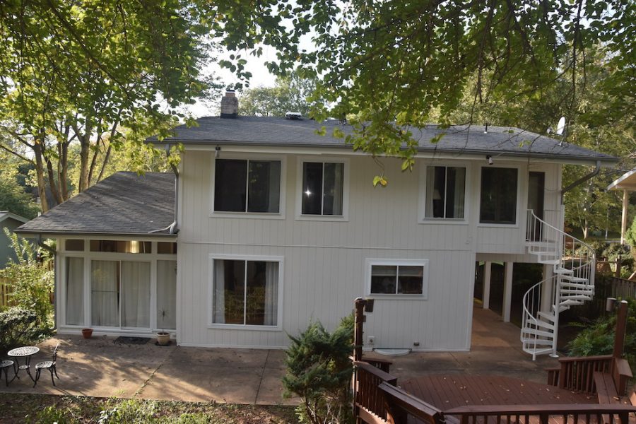 White Siding Exterior