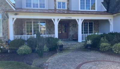 Stone Home Front Porch Features