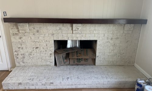 Fireplace Limewash
