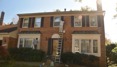 two story brick home
