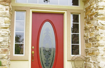 Exterior Entryway Painting – Door & Trim