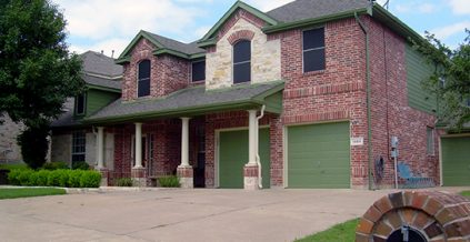Green and Brick Exterior