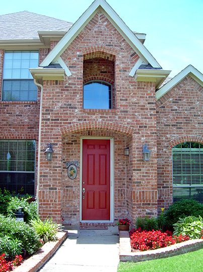 Brick home in Texas