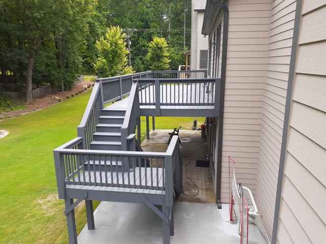 photo of recently stained deck in marietta Preview Image 5