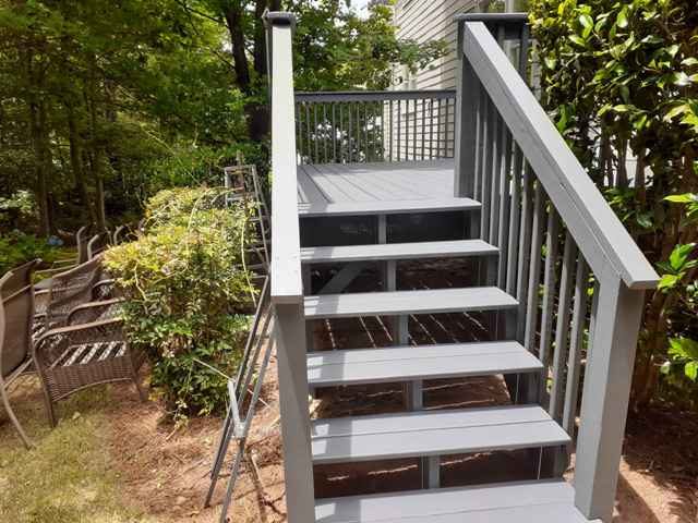 photo of repainted deck in marietta Preview Image 1