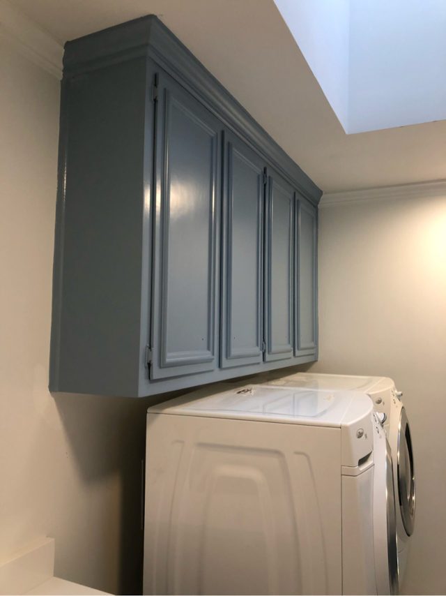 repainted cabinets in a laundry room in a house in alpharetta, georgia Preview Image 5