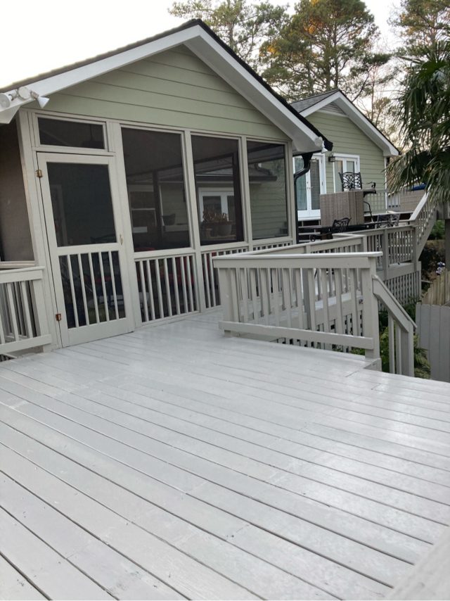 roswell outdoor area and deck repainting - before Preview Image 9