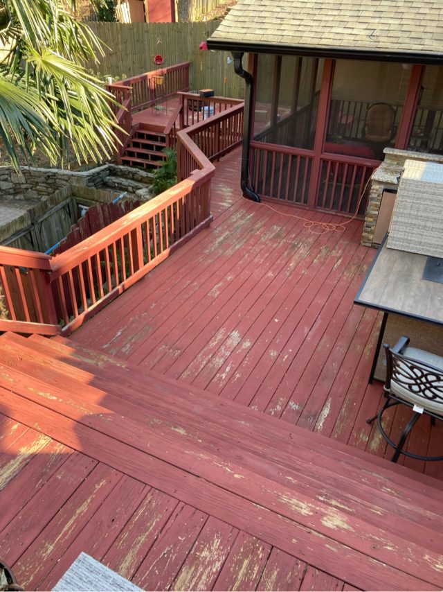 deck repainting in roswell - before Preview Image 6