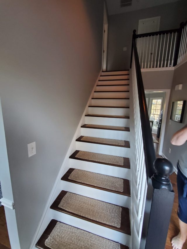 interior repainting of a house in roswell - staircase Preview Image 3