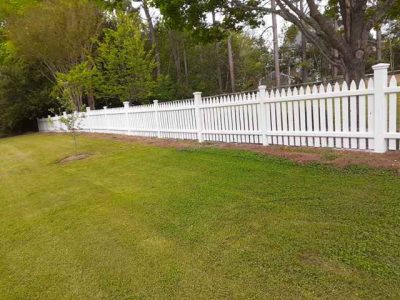 repainted fence in roswell ga