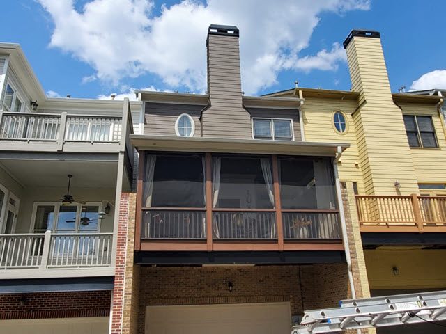 repainted townhome exterior in roswell ga Preview Image 2