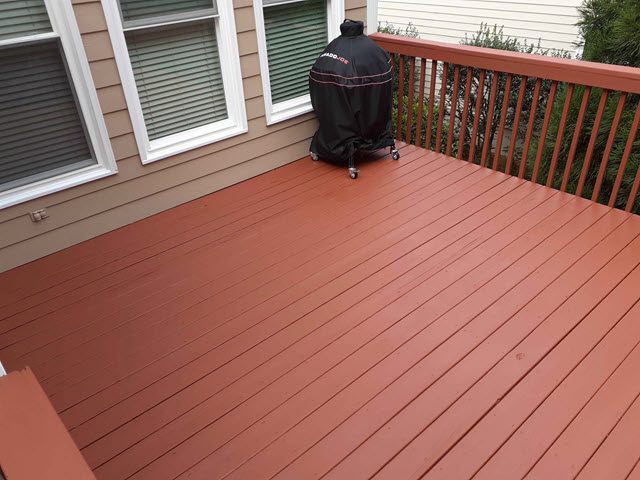 recently stained deck in roswell ga Preview Image 1