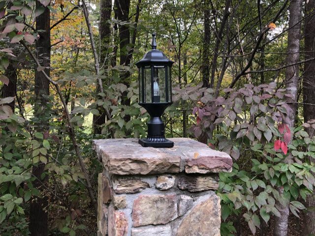 photo of repainted outdoor lamp Preview Image 1
