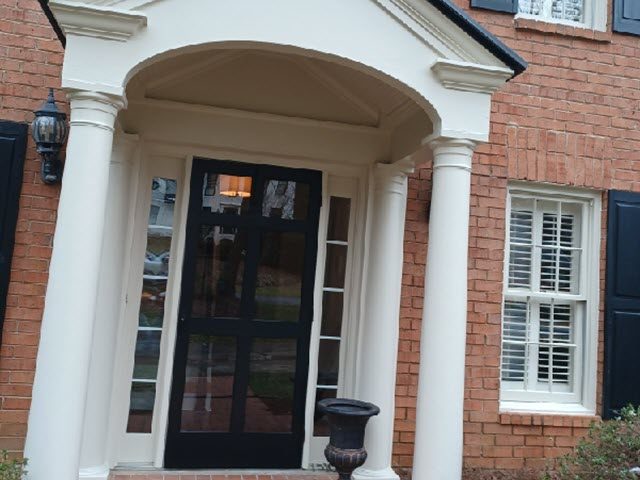 photo of repainted front of home in marietta georgia Preview Image 2