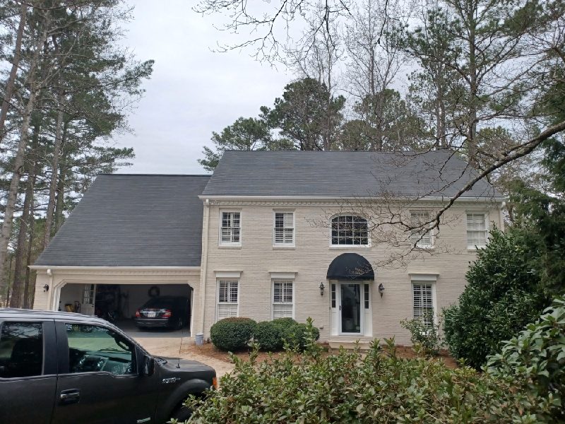 photo of repainted brick exterior of home in roswell georgia Preview Image 1