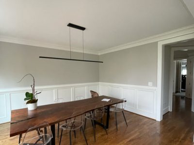 photo of repainted dining room in marietta georgia