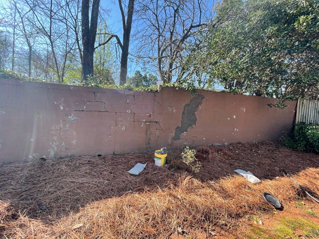 photo of retaining wall that needs to be repainted Preview Image 2
