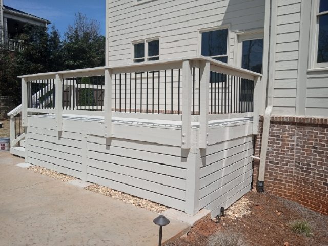 photo of stained deck in alpharetta Preview Image 1