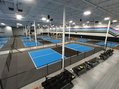 photo of repainted ace pickleball in roswell ga