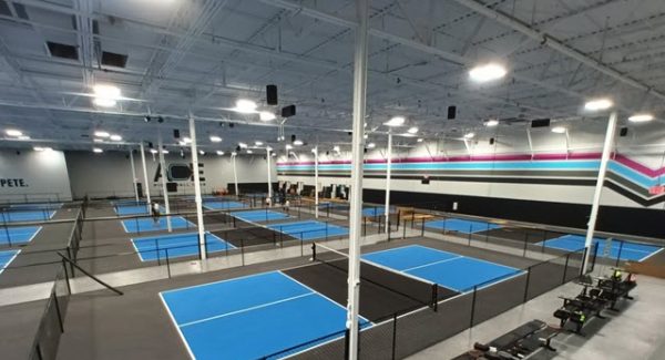 photo of repainted ace pickleball in roswell ga