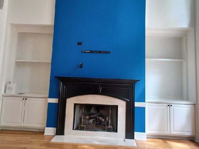 photo of repainted fireplace in roswell Preview Image 3