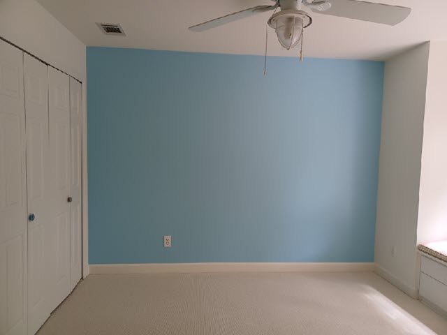 photo of repainted accent wall in roswell Preview Image 1