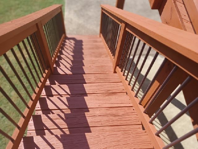 photo of stained deck in marietta Preview Image 2