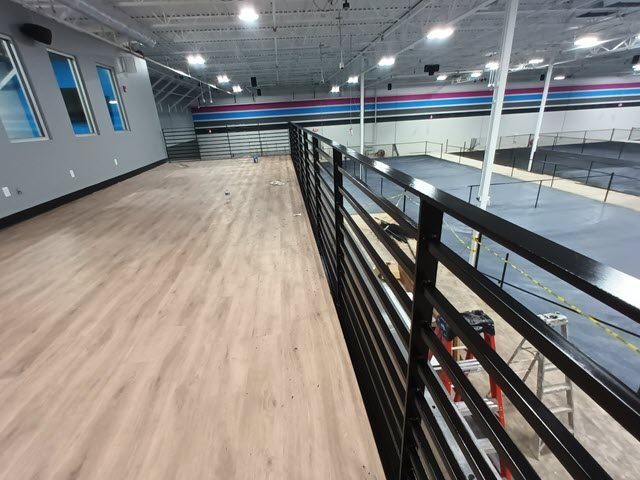photo of repainted interior of the ace pickleball club in roswell Preview Image 1