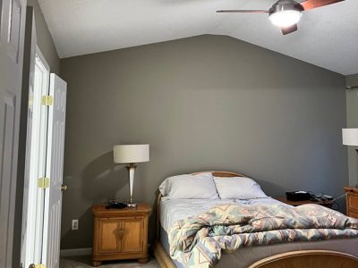photo of repainted bedroom in roswell