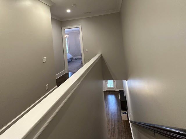 photo of repainted stairway in roswell ga Preview Image 1