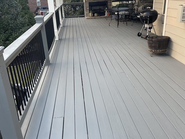 photo of repainted deck in roswell Preview Image 1