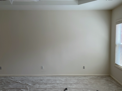 off-white painted wall