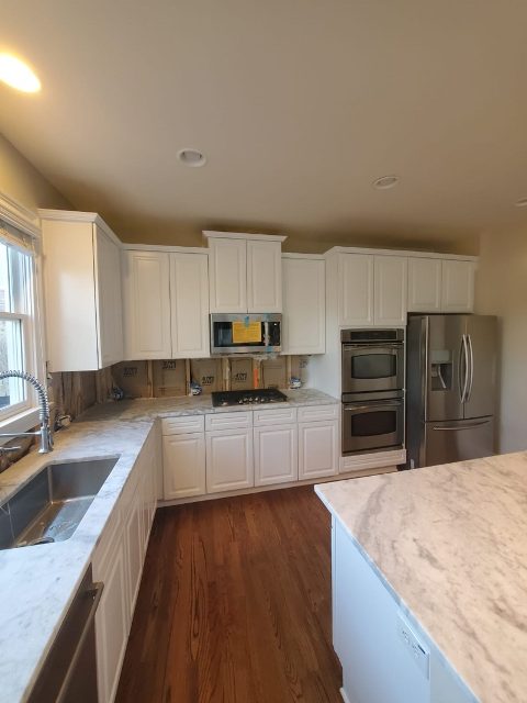 repainted kitchen cabinets in alpharetta georgia Preview Image 1