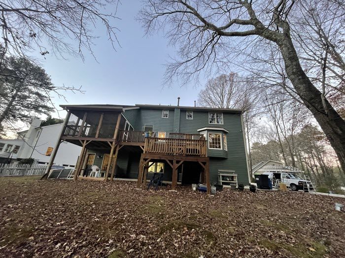 Photo of painted rear of home Preview Image 4