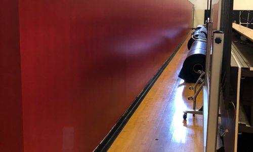 Repainted Wall After