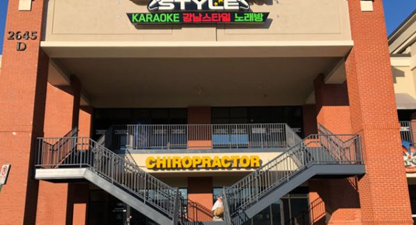 repainted commercial facility in roswell