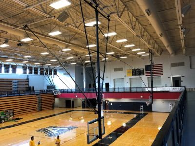 repainted gymnasium alpharetta high school - certapro painters of roswell