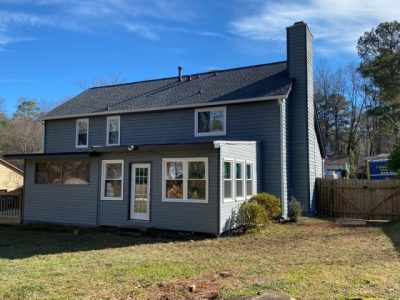 repainted exterior of home in roswell georgia