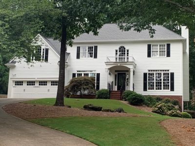 photo of repainted home in marietta georgia