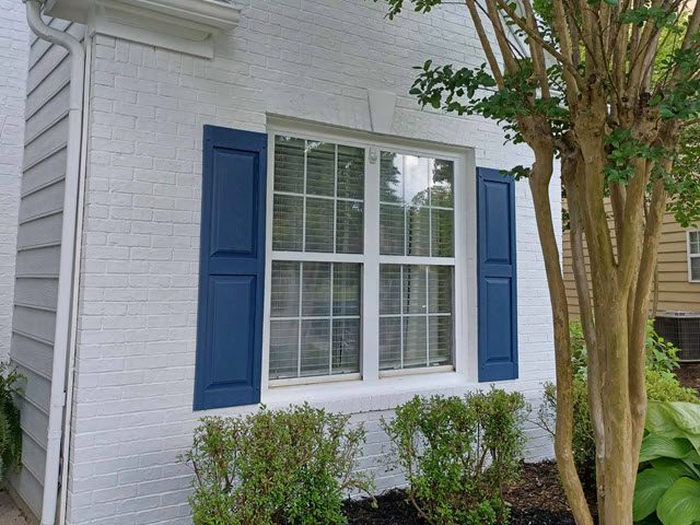 photo of repainted brick exterior in roswell Preview Image 2