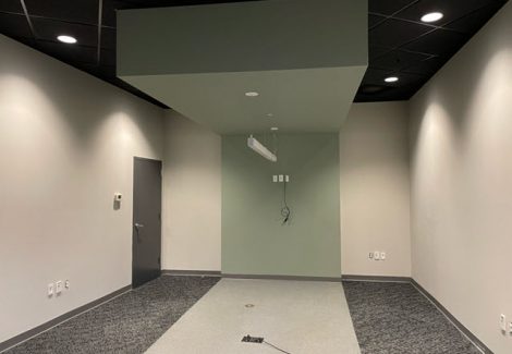 photo of repainted office space in alpharetta ga