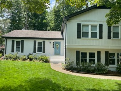 repainted exterior of home in marietta