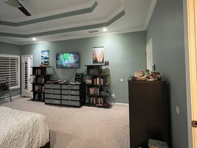 photo of repainted master bedroom in roswell Preview Image 2