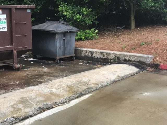 commercial building before being repainted Preview Image 1