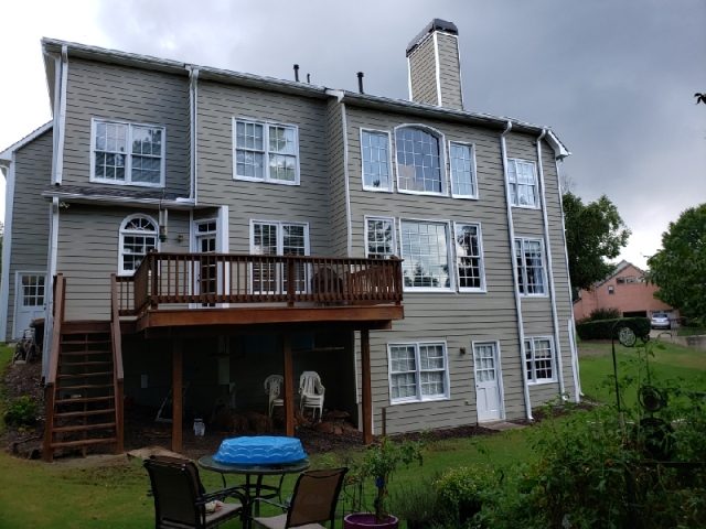 photo of repainted exterior of home in marietta georgia Preview Image 2