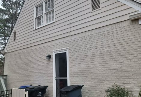 photo of repainted brick exterior of home in roswell georgia