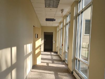 repainted interior of st andrews church in roswell